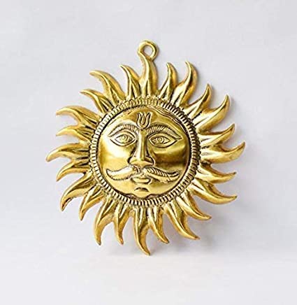 Golden Sun Face | Vastu Suraj Idol