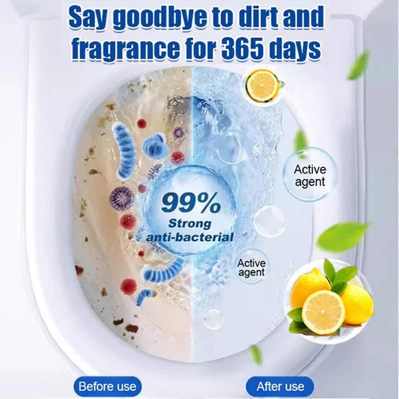 โจToilet Cleaning Tablet-Toilet Deodorizer Bathroom Cleaner Tablet ๐