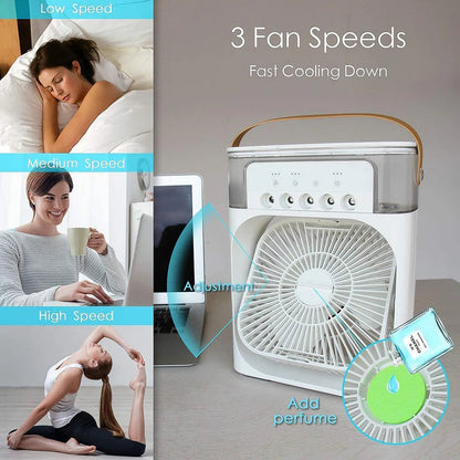 Portable Mini Air Cooler & Humidifier