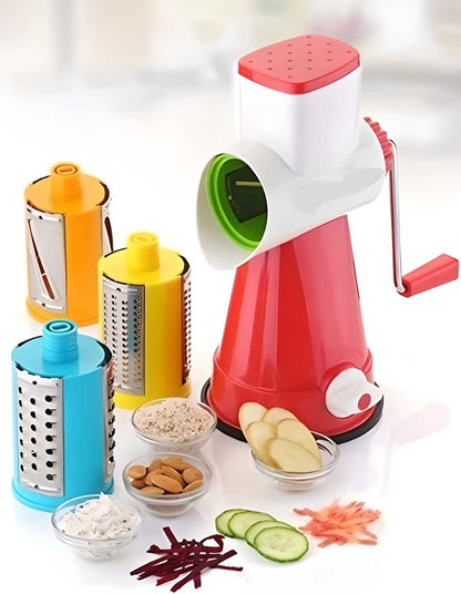 4-in-1 Magic Rotary Grater & Slicer