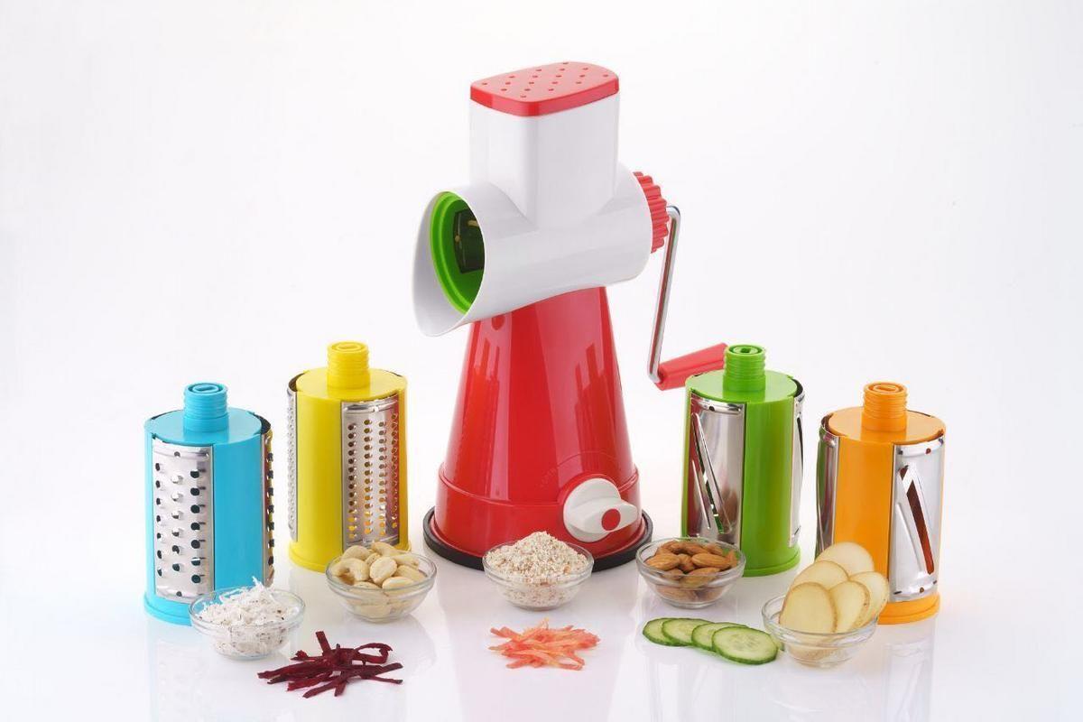 4-in-1 Magic Rotary Grater & Slicer
