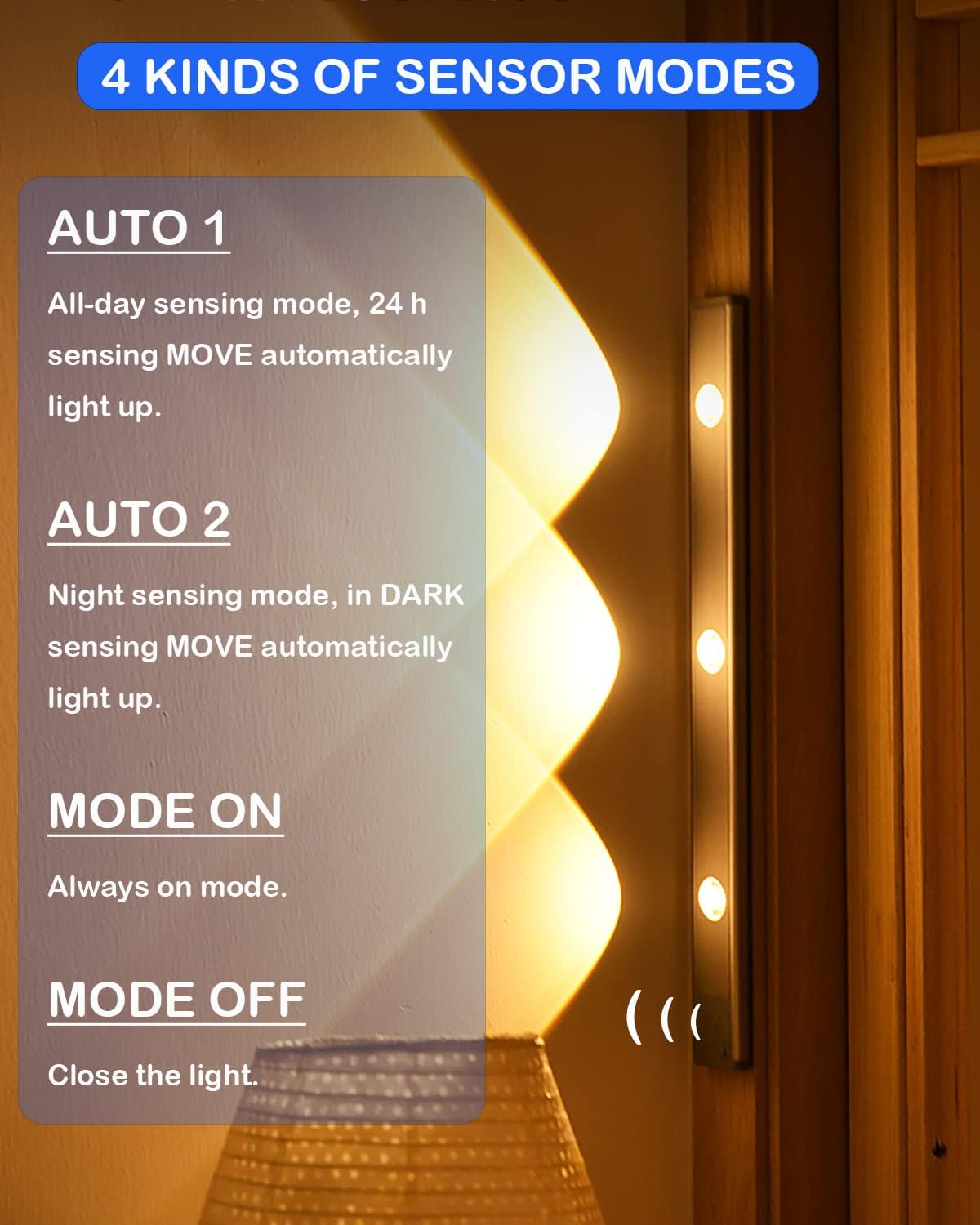 SmartGlow™ Motion Sensor LED Lamp