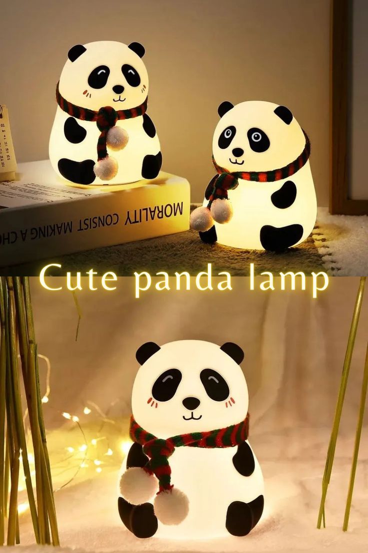 Cute Silicone Panda Lamp