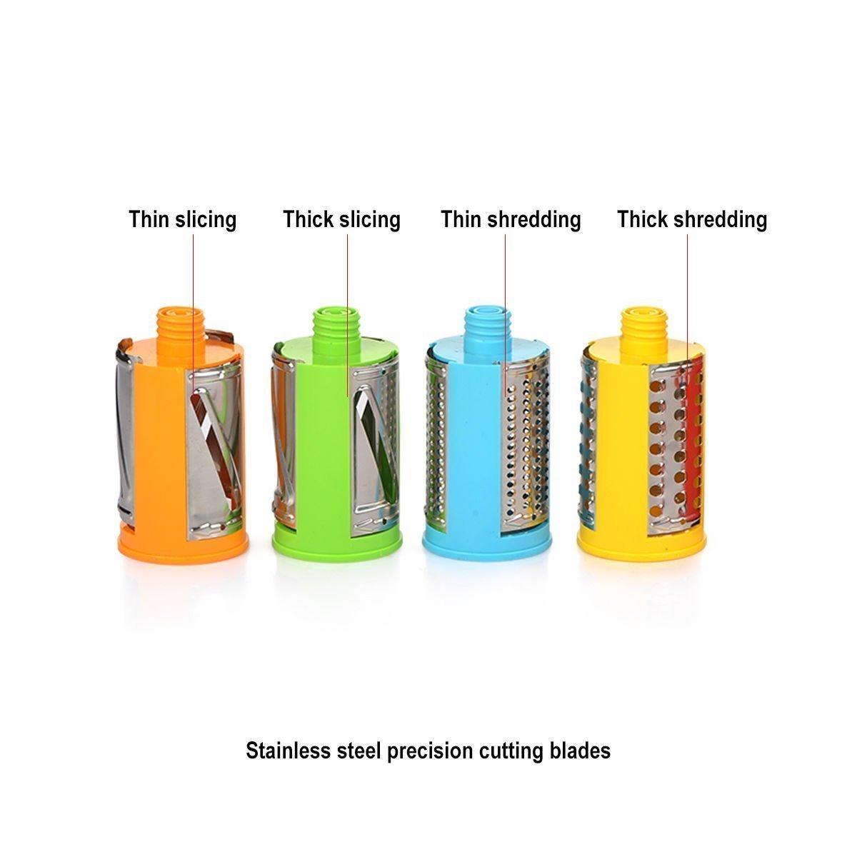 4-in-1 Magic Rotary Grater & Slicer