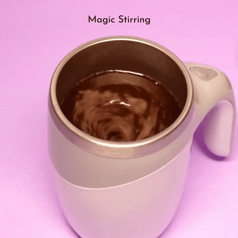 Magic Stir™  Portable self-stirring cup