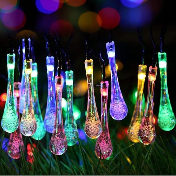 Raindrop Glow String Lights