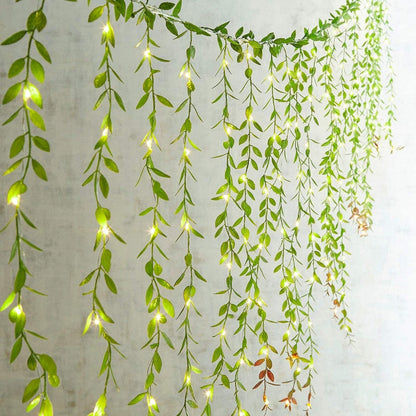 Leaf Curtain Lights | Warm White