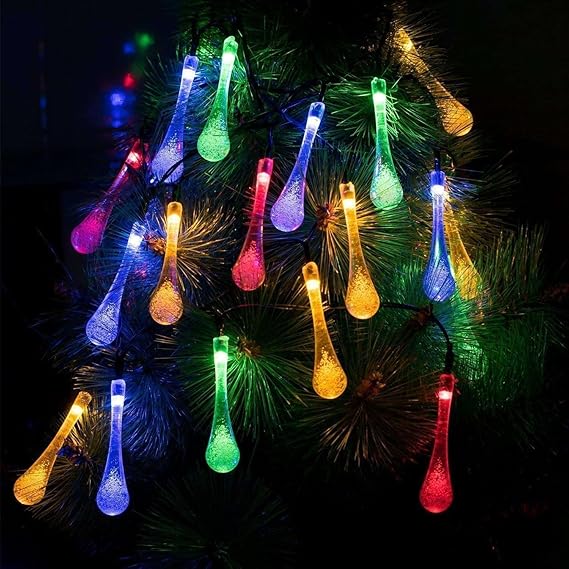 Raindrop Glow String Lights
